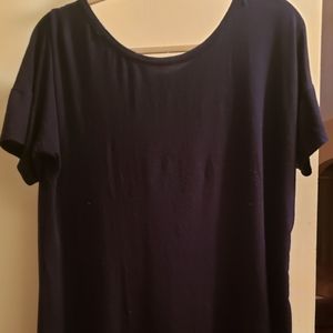 Pebble & Stone Top Blue Xlg Ties in Back